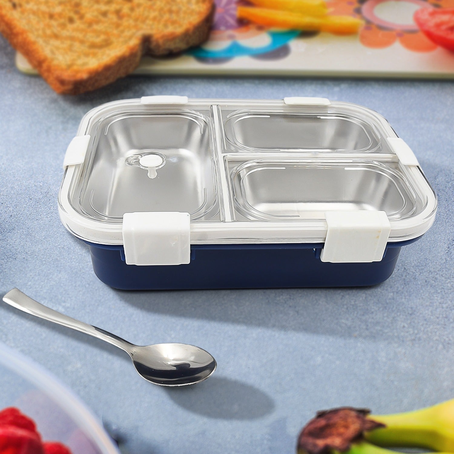 5500 3 Compartment Transparent Stainless Steel Lunch Box For Kids Tiffin Box Lunch Box Lunch Box For Kids Insulated Lunch Box Lunch Box For Office Women And Men Stainless Steel Tiffin Box For Boys Girls School Office 5500 3 Compartment Transparent Stainless Steel Lunch Box For Kids Tiffin Box Lunch Box Lunch Box For Kids Insulated Lunch Box Lunch Box For Office Women And Men Stainless Steel Tiffin Box For Boys Girls School Office